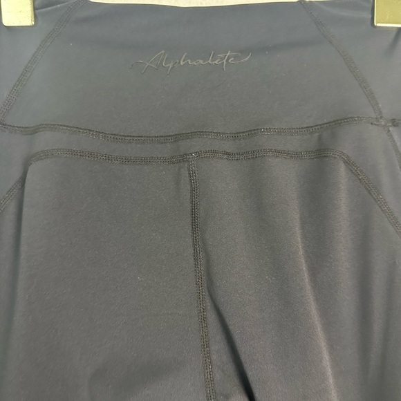 Alphalete Black Pulse Surge Ankle 7/8 Leggings Size XS/S - Picture 5 of 6